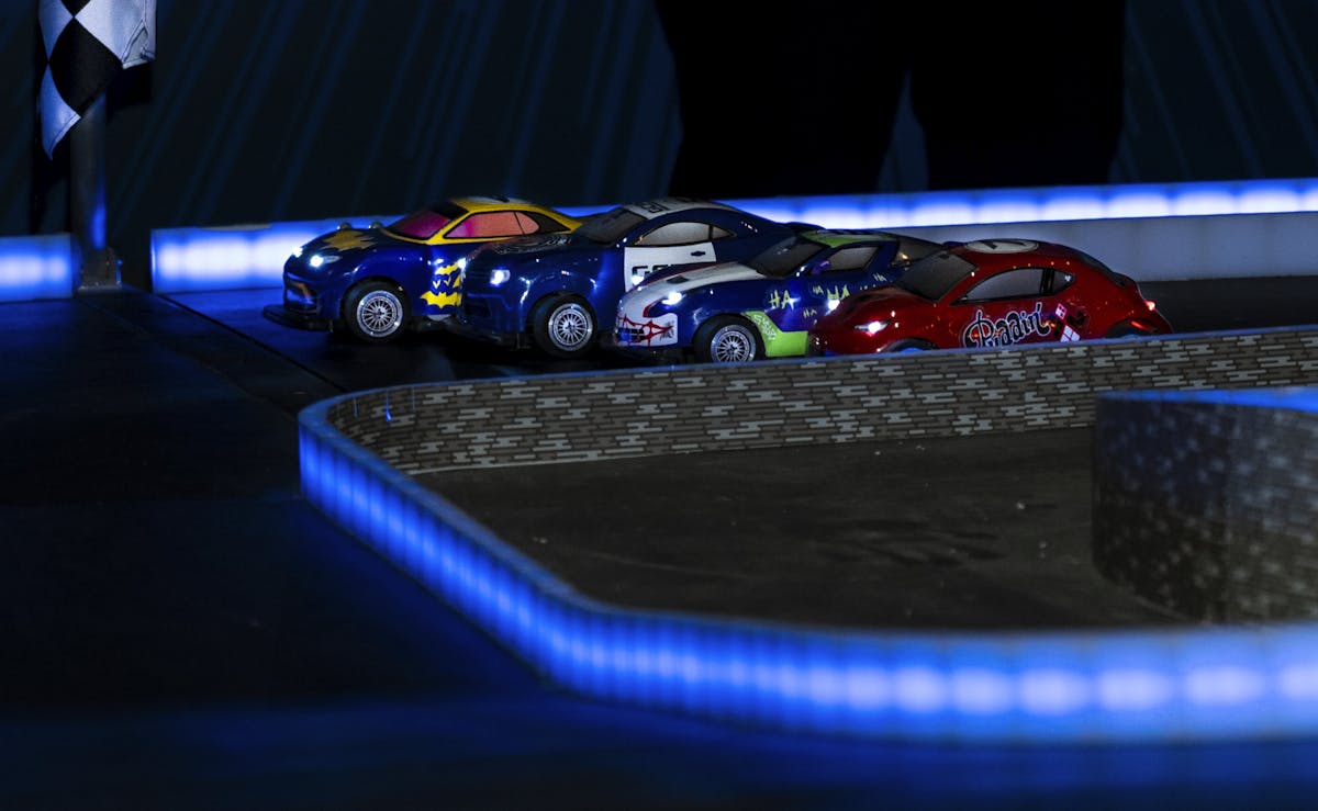 Début d'une course Gotham City Race