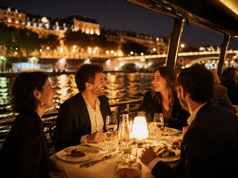 Croisière sur la Seine, idée d'activité de groupe à Paris