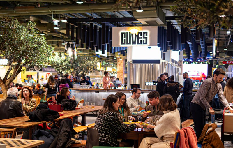 Le food market de Boom Boom Villette