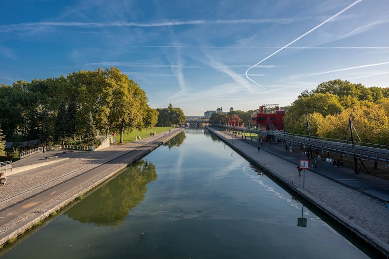 Paris 19ème : Canal de l'Ourcq