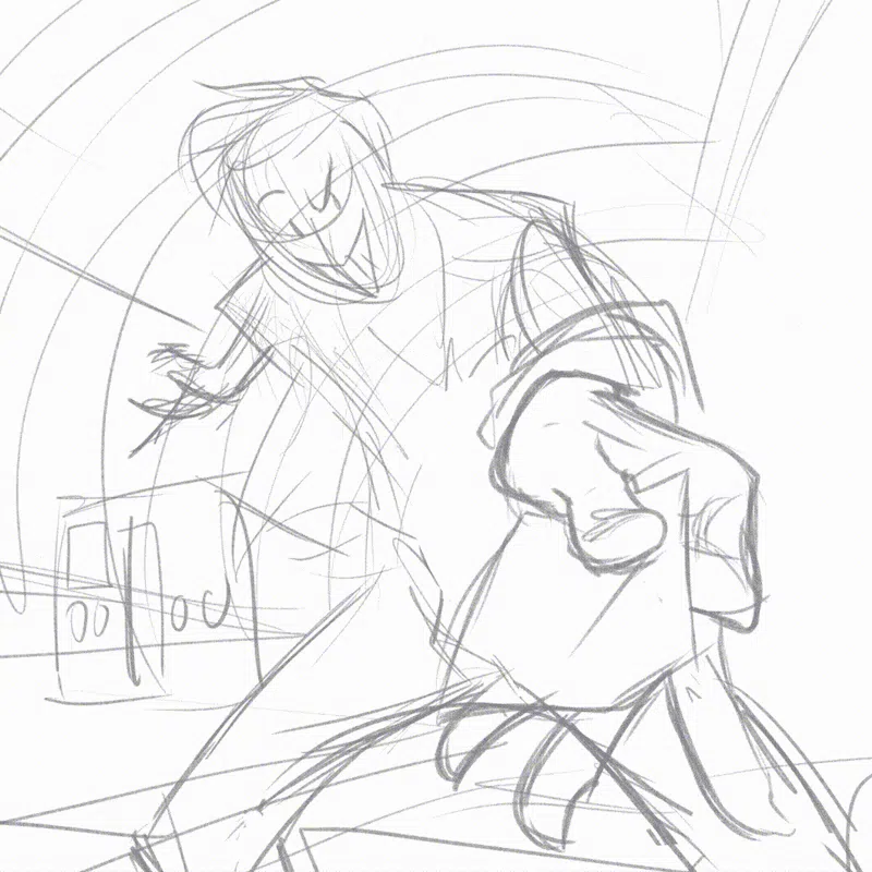 Timelapse Ryan Smallman dessine le Joker pour Batman Escape