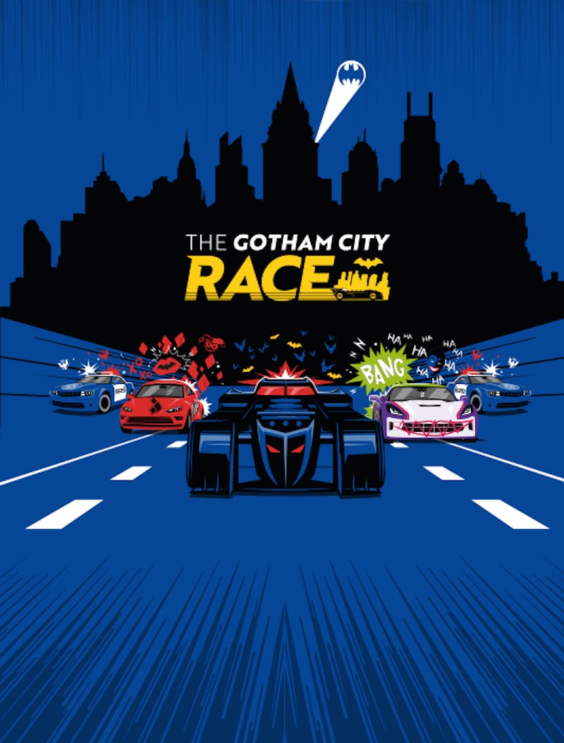Affiche Gotham City Race